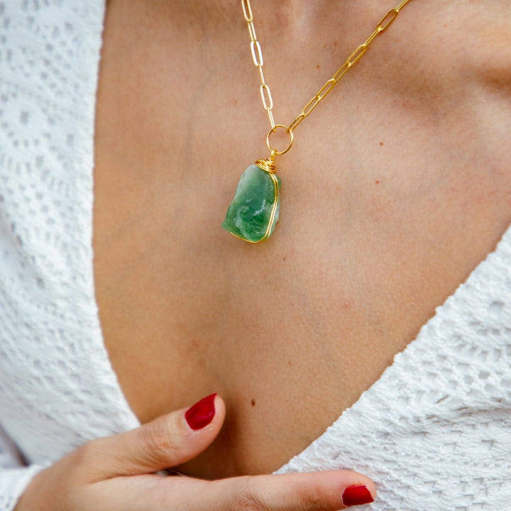 Necklace Thick Stones