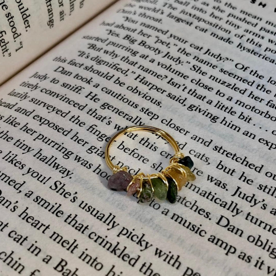 Ring Mini Polish Natural Stones