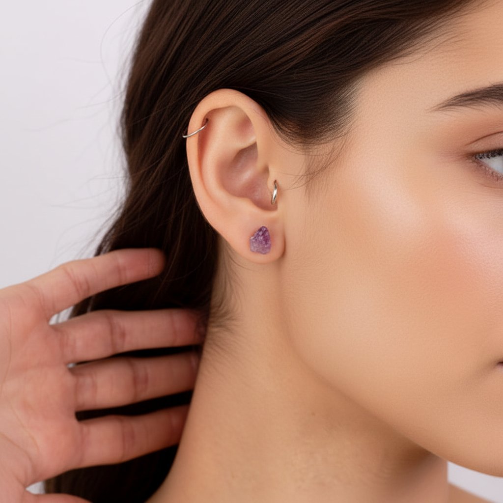 Earrings Spider Studs