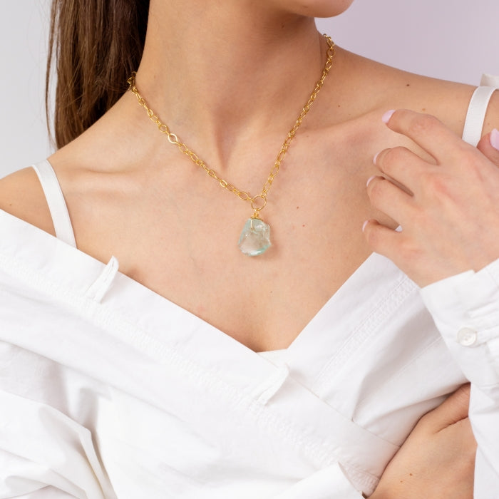 Necklace Thick Stones