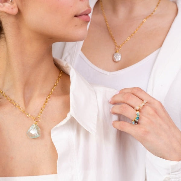 Necklace Thick Stones