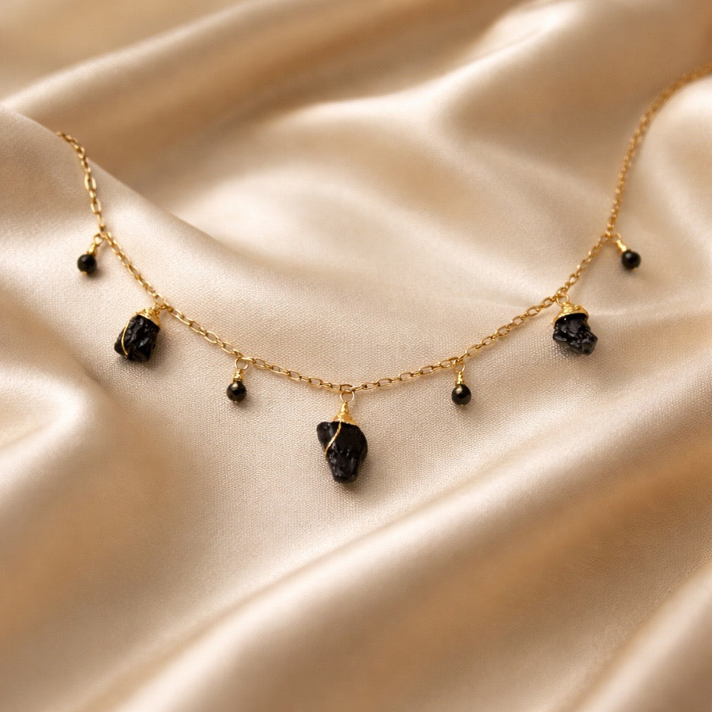 Necklace 7 Beads and Stones