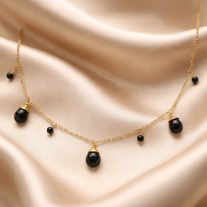 Necklace 7 Beads and Stones