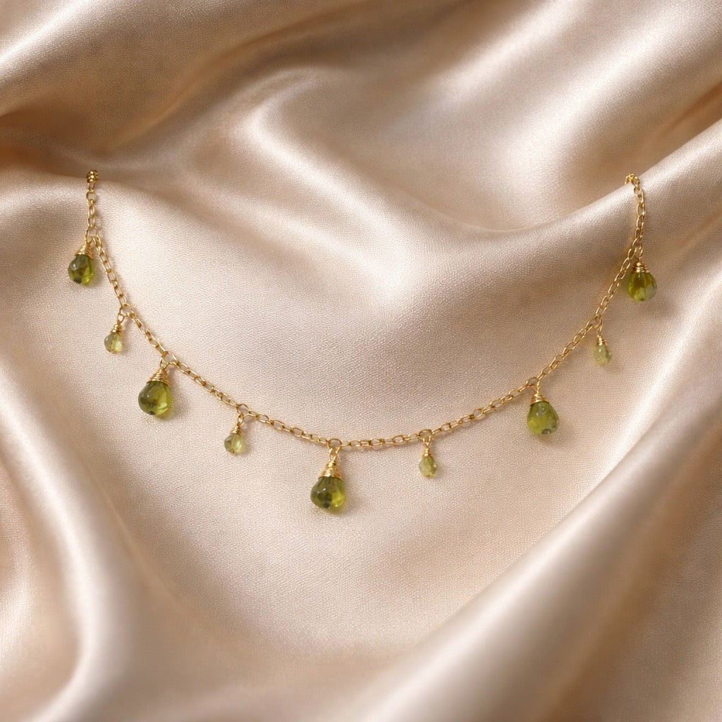 Necklace 7 Beads and Stones