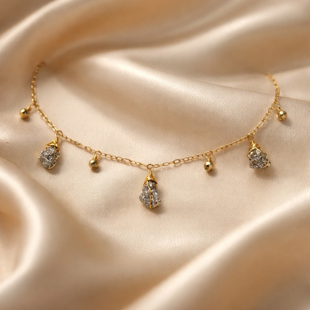 Necklace 7 Beads and Stones