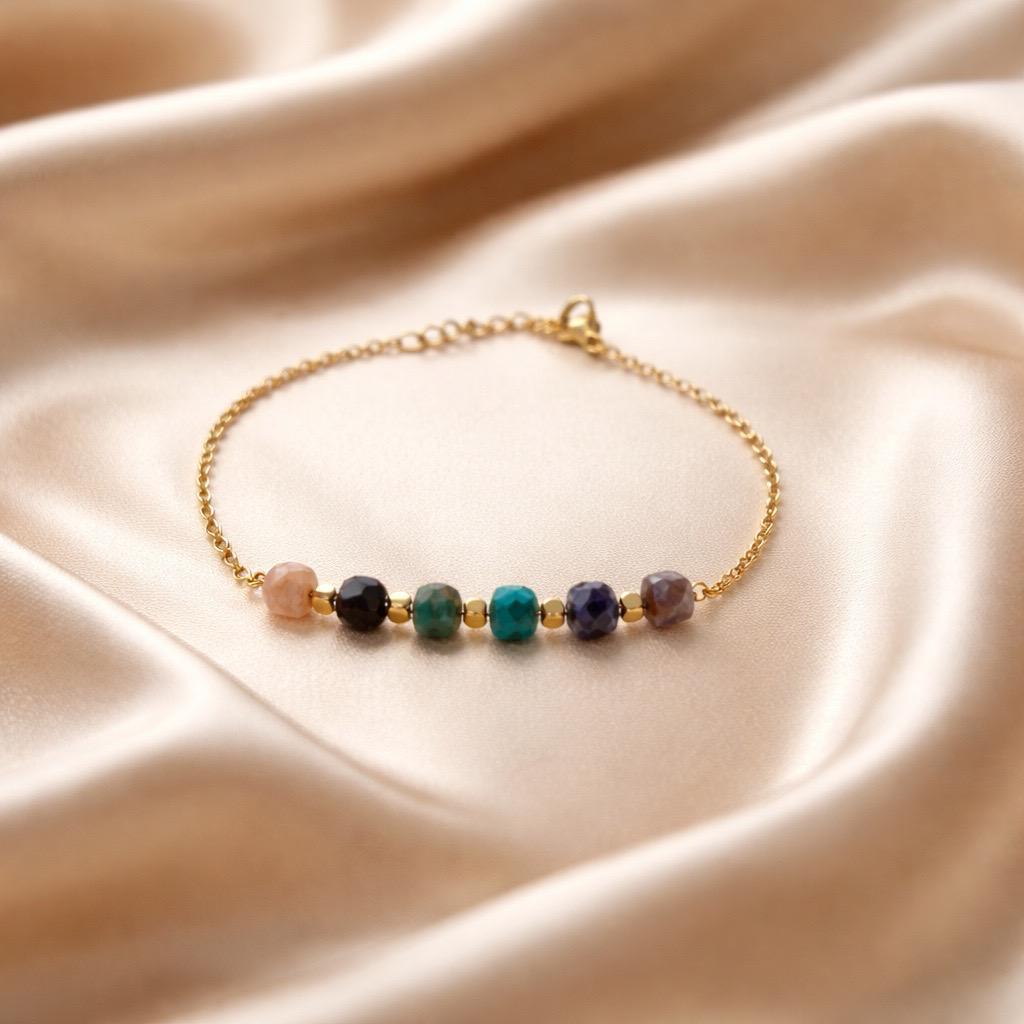 Bracelet Harmony with Beads in the Middle