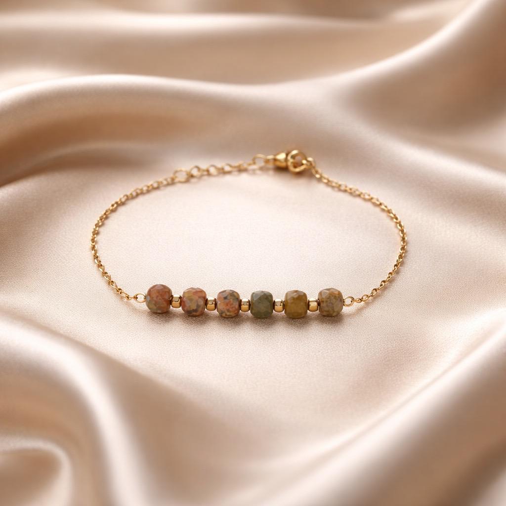 Bracelet Harmony with Beads in the Middle