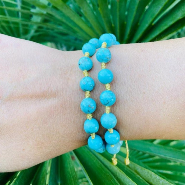 Bracelet Gold Thread Beads