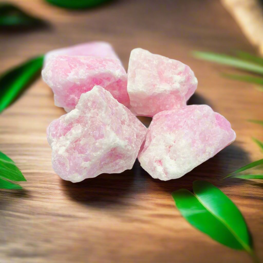Tumbled Stone Raw Pink Calcite