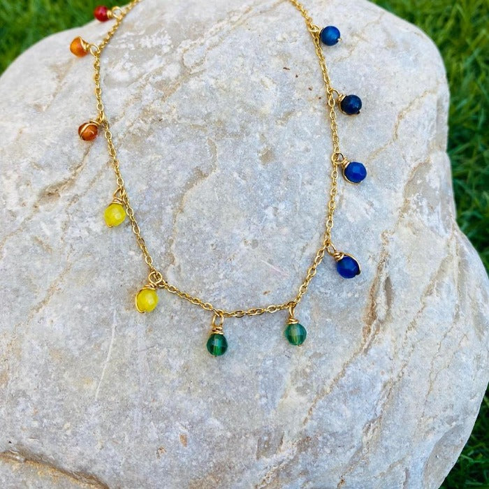 Anklets Beaded Stones