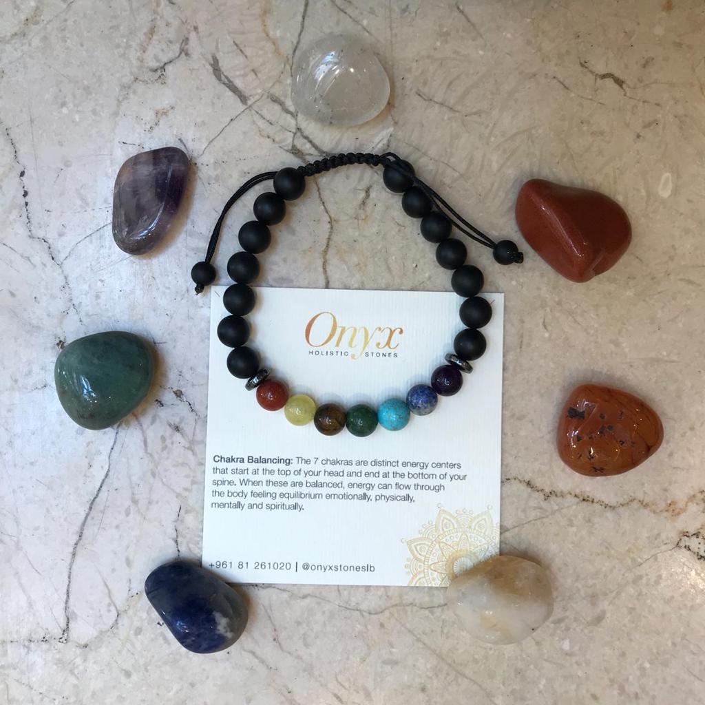 Bracelet Man Chakra Balancing 8mm