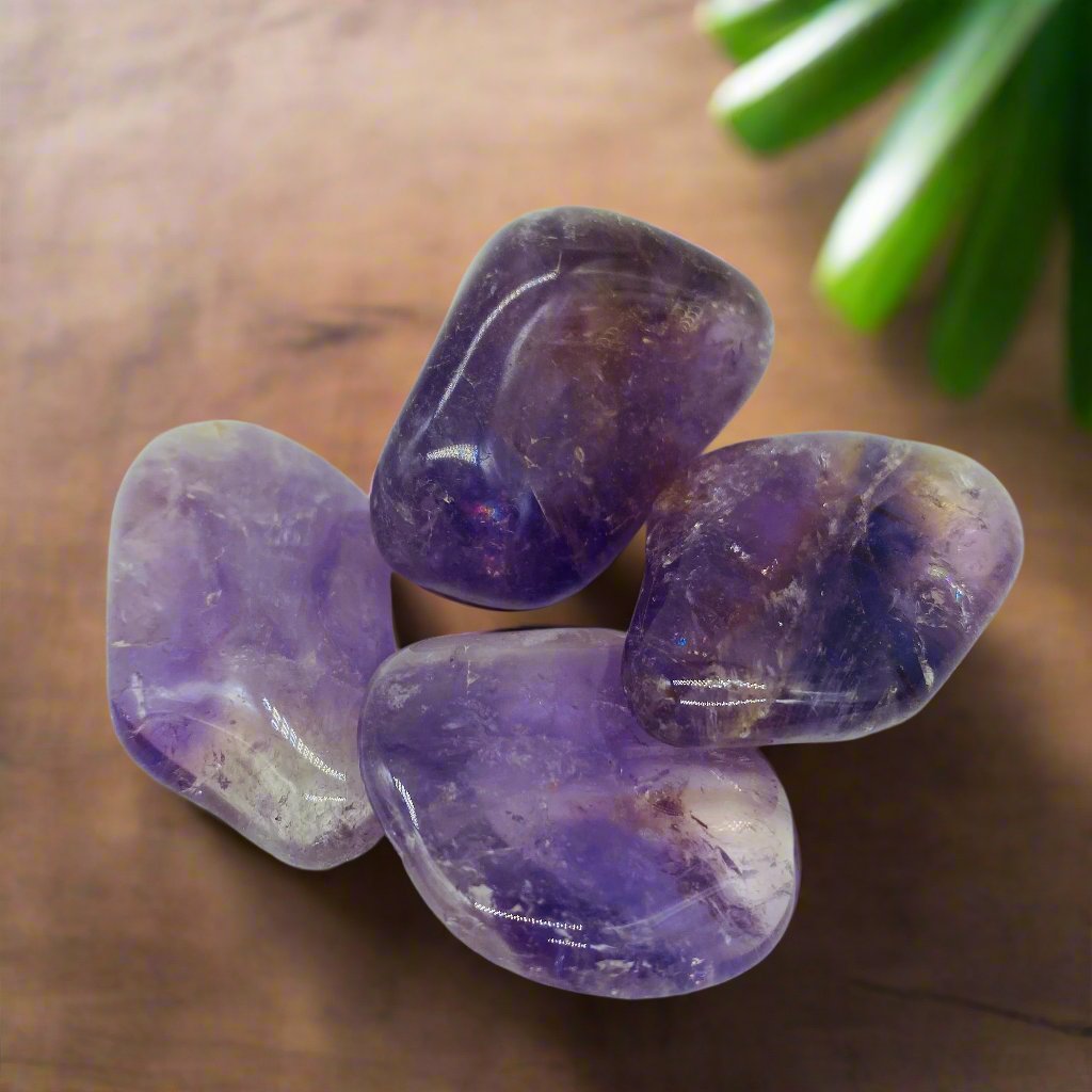 Tumbled Stone Polish Amethyst