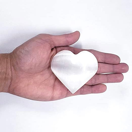 Selenite Hearts
