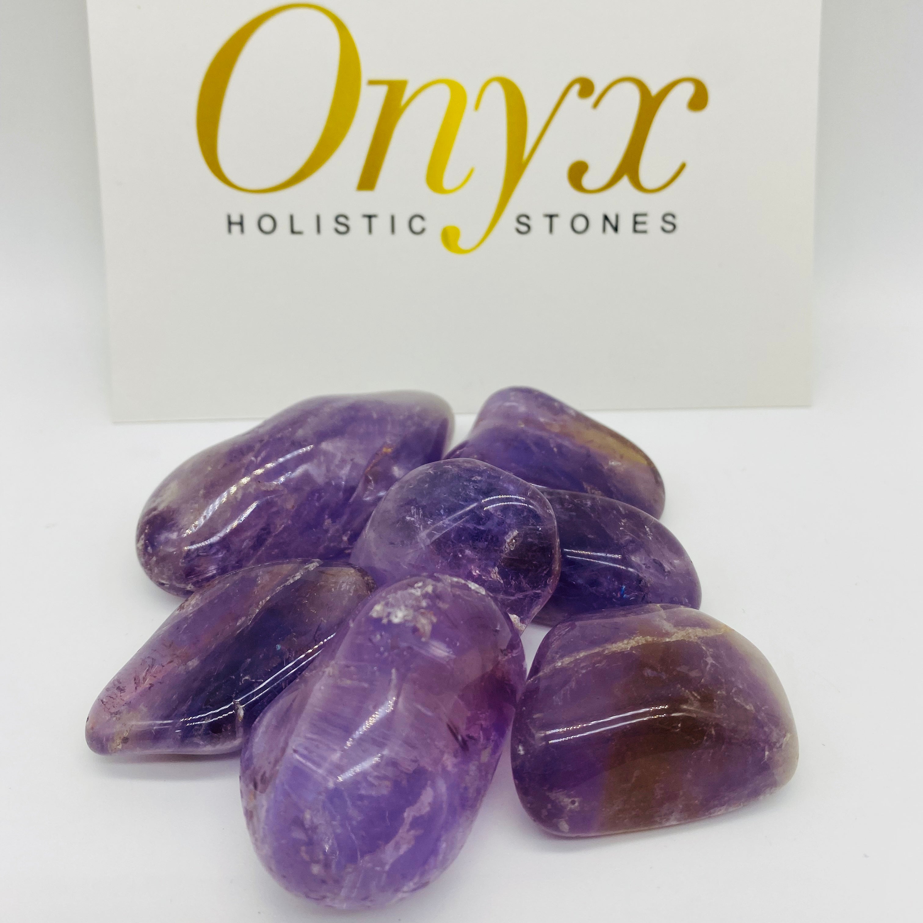 Tumbled Stone Polish Amethyst