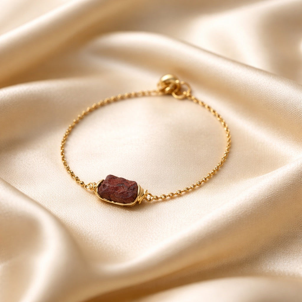 Bracelet Cage Natural Stones