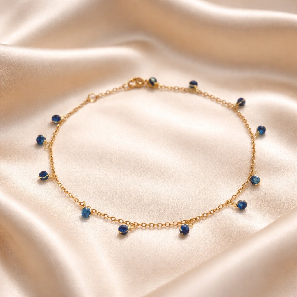 Anklets Beaded Stones