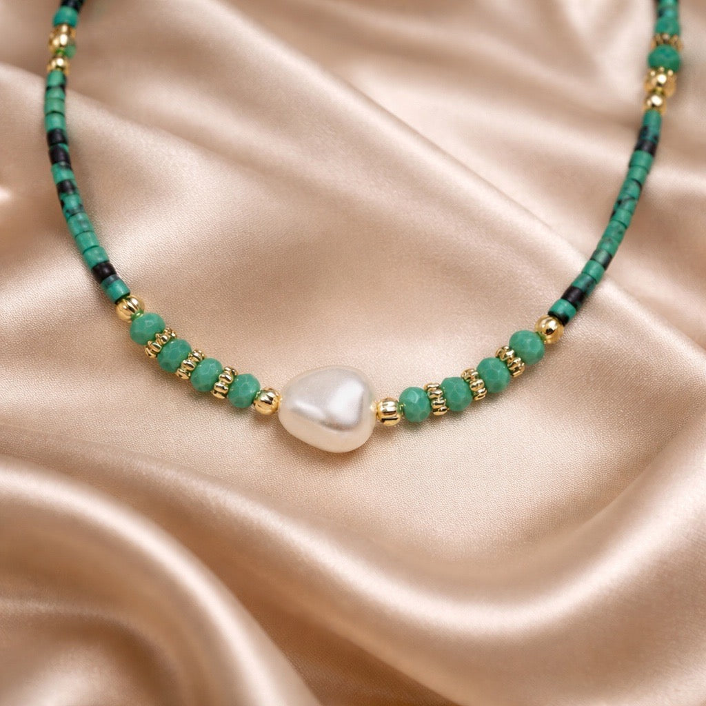 Necklace Choker Beads Bohemian Style