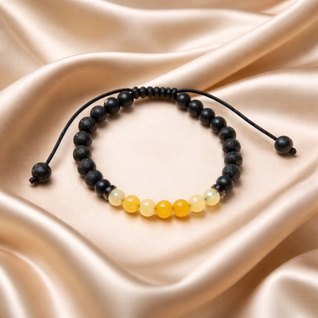 Bracelet Onyx/Lava 6mm Various Stones