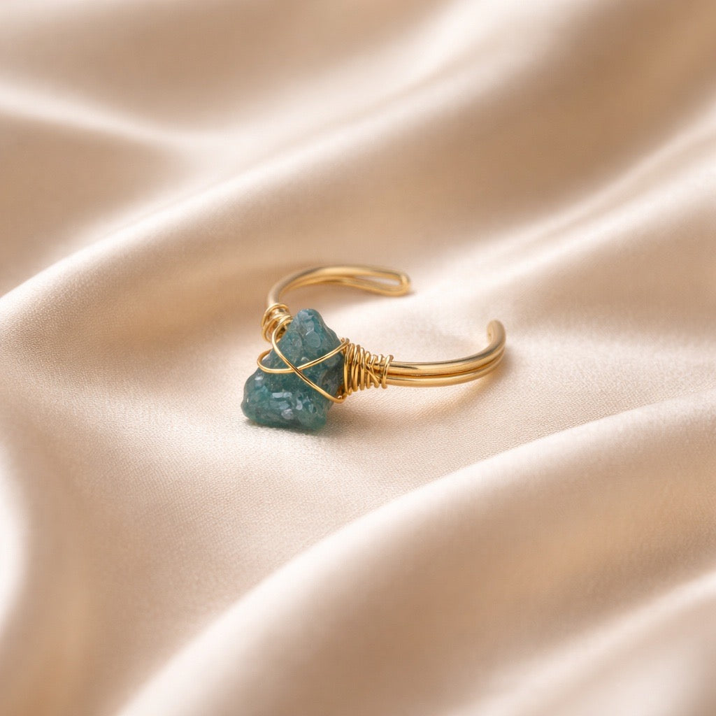 Ring Raw Natural Stones
