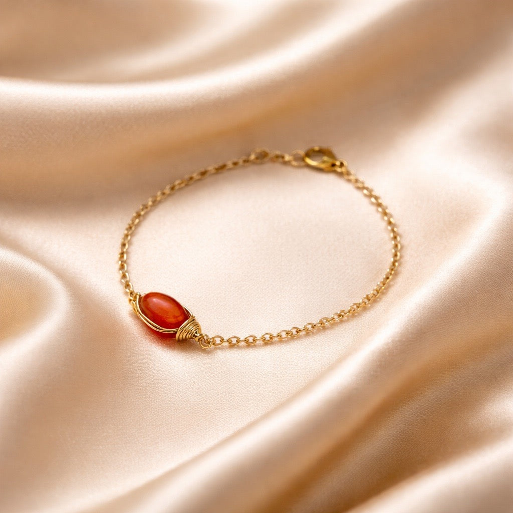 Bracelet Cage Natural Stones