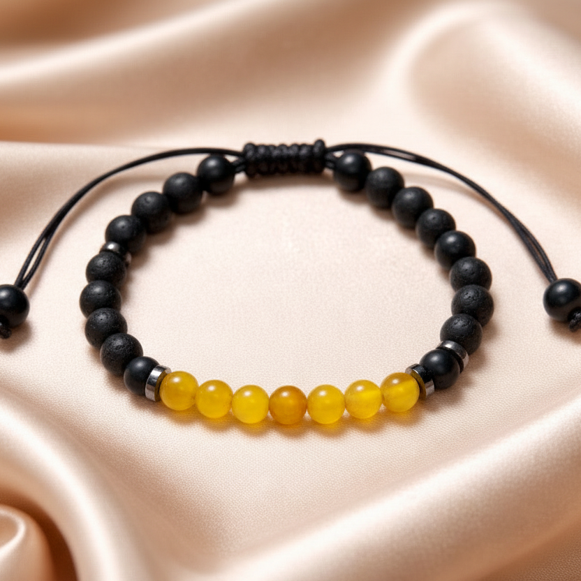 Bracelet Onyx/Lava 6mm Various Stones