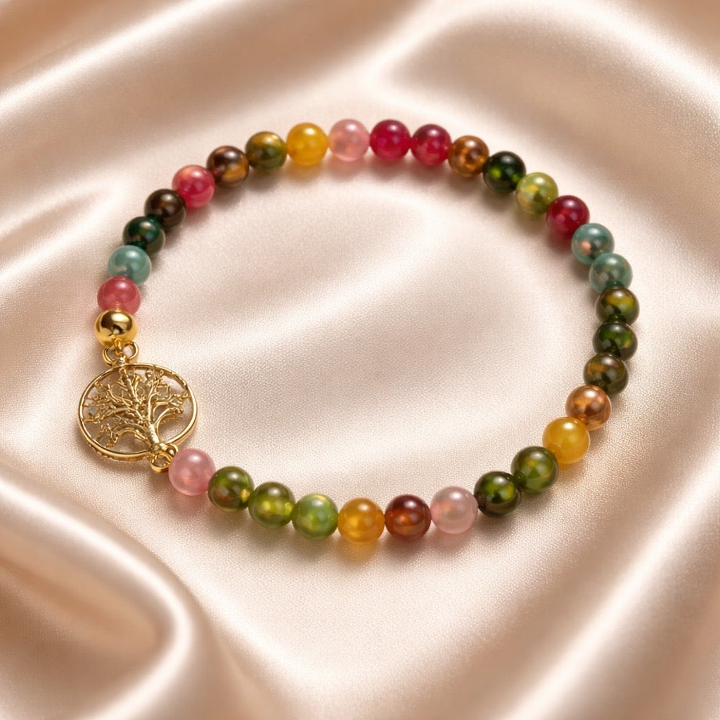 Bracelet Elastic with Gold/Silver Charms