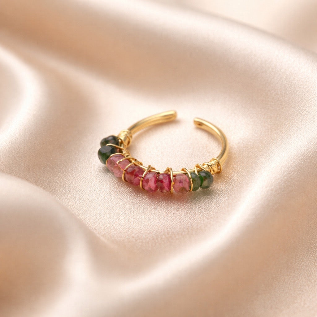 Ring Mini Polish Natural Stones