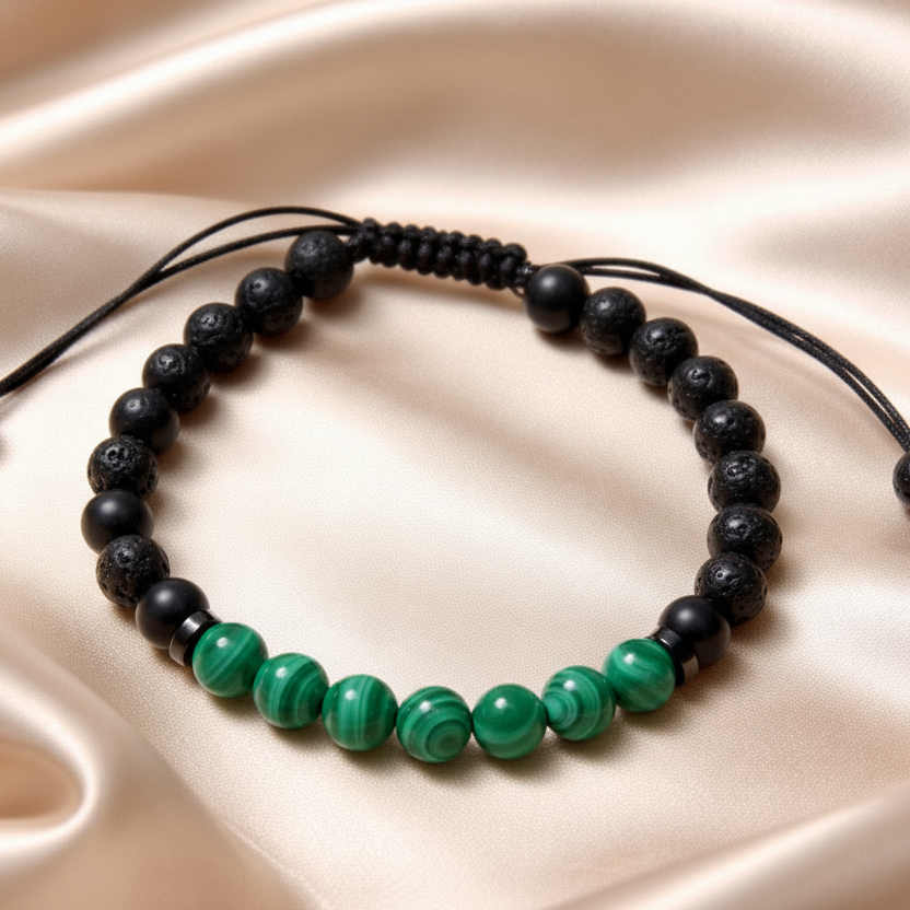 Bracelet Onyx/Lava 6mm Various Stones