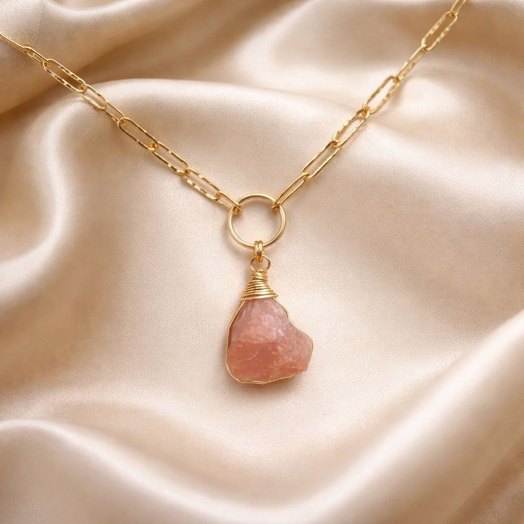 Necklace Thick Stones