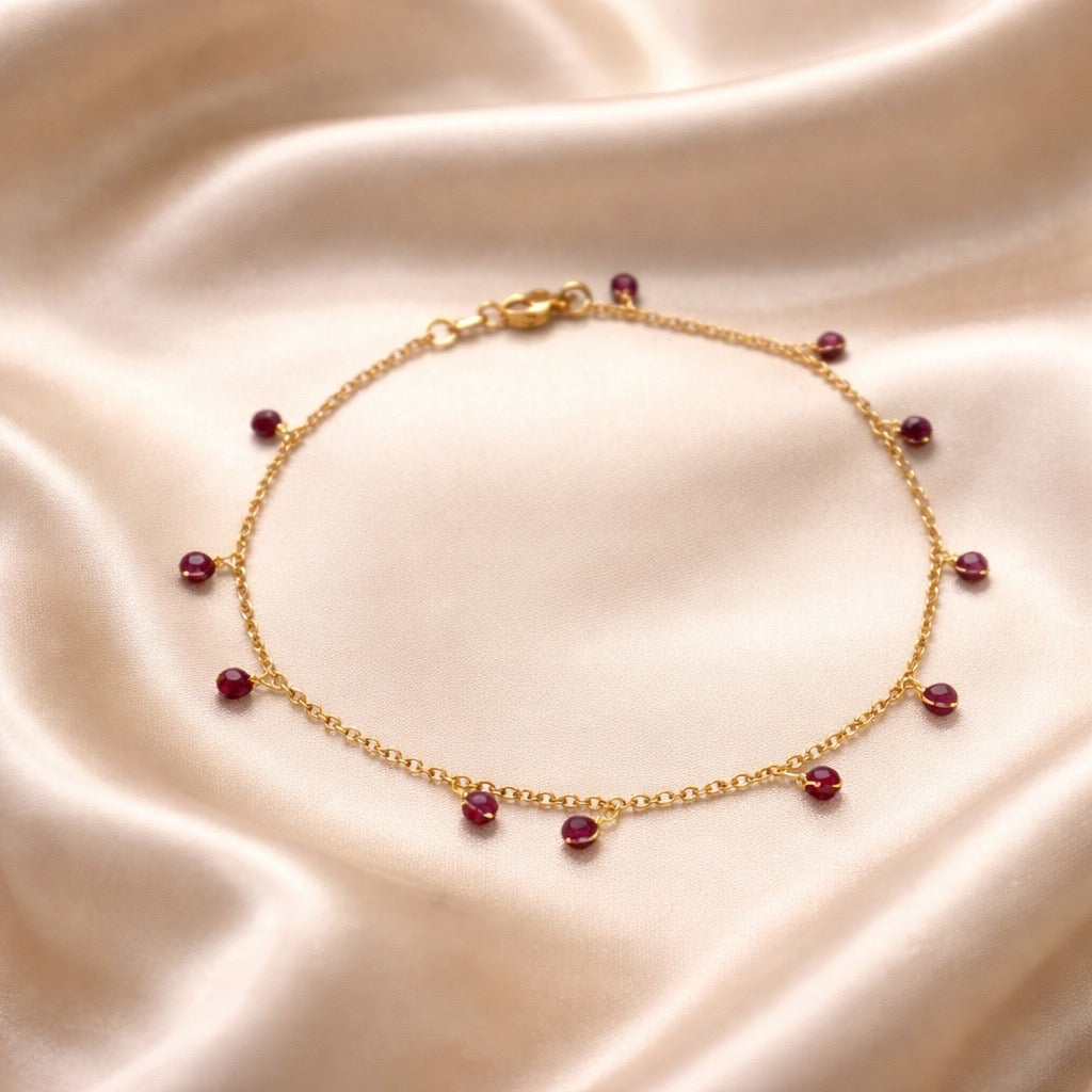 Anklets Beaded Stones