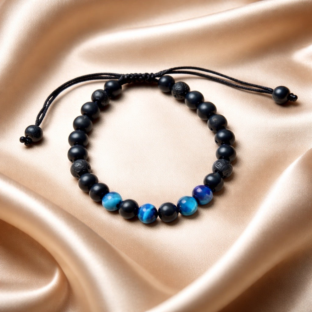 Bracelet Onyx/Lava 6mm Various Stones
