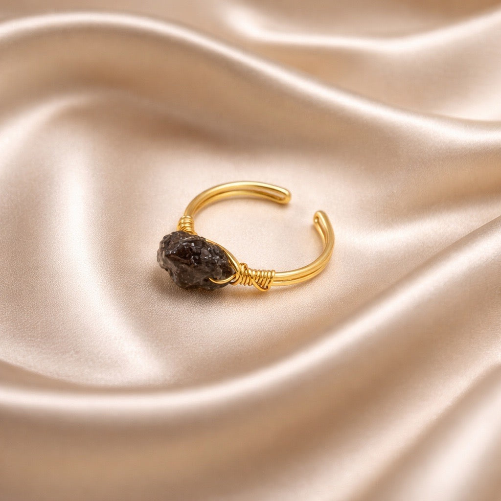 Ring Raw Natural Stones