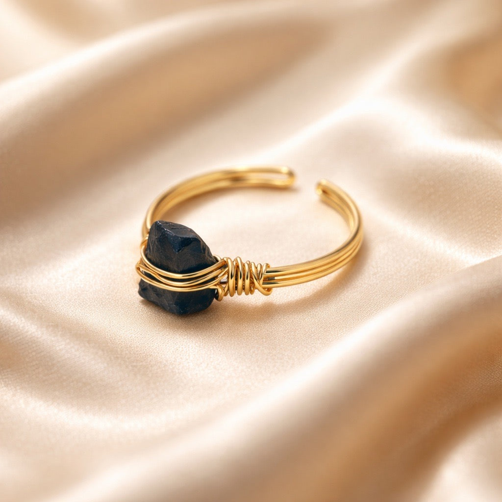 Ring Raw Natural Stones