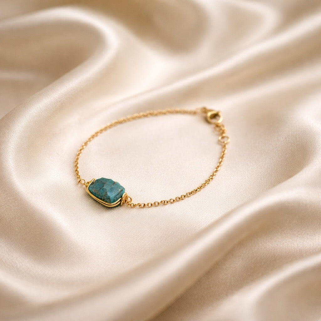 Bracelet Cage Natural Stones