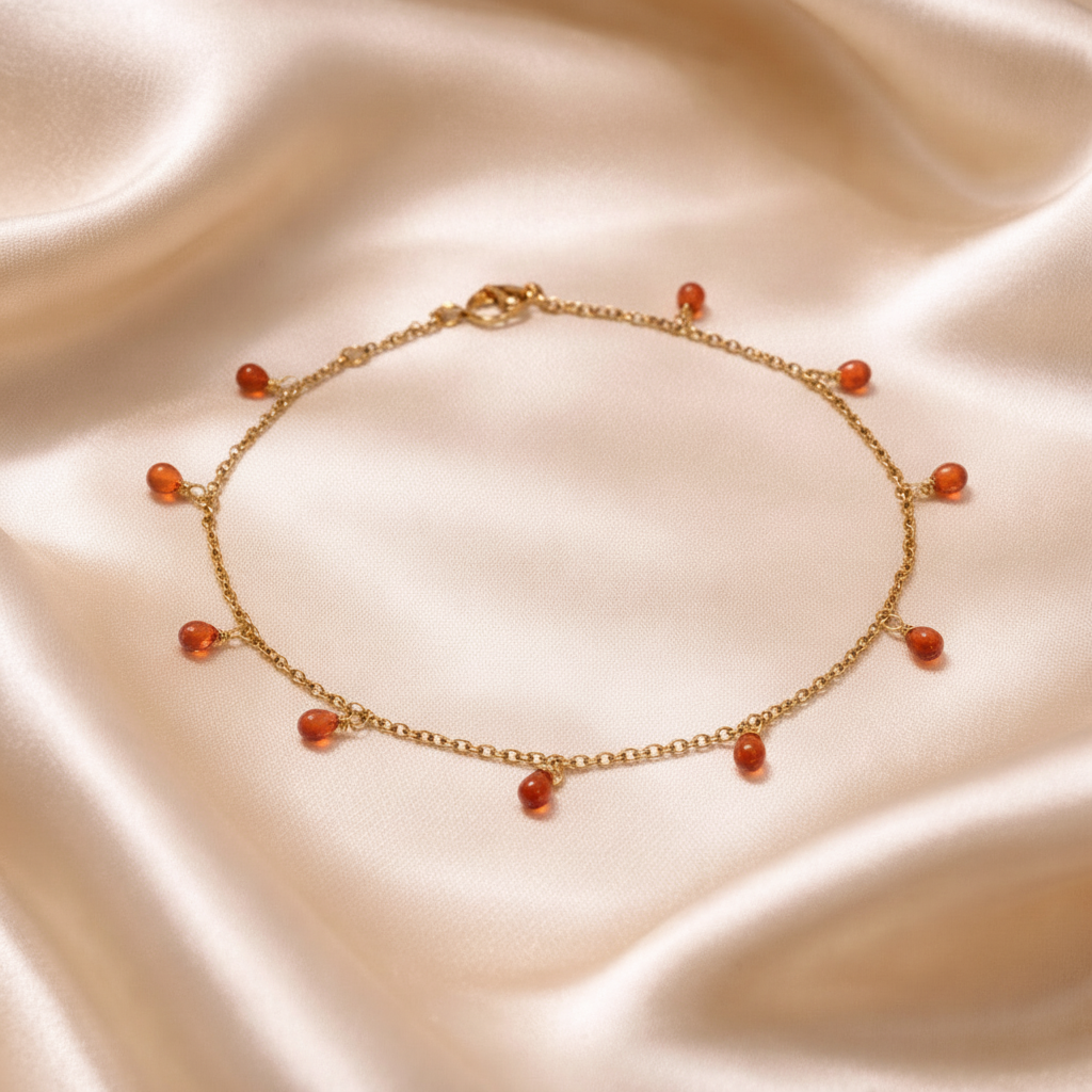 Anklets Beaded Stones