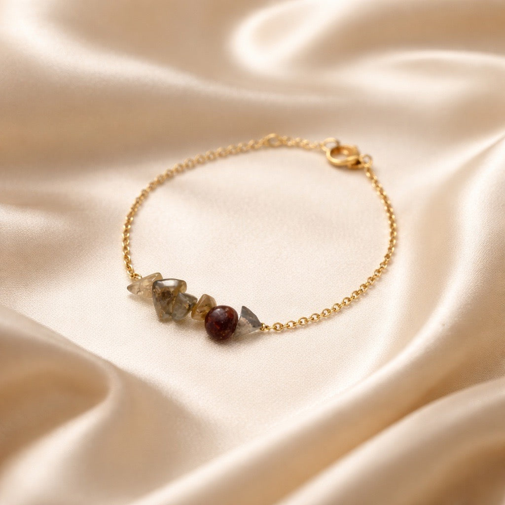 Bracelet Chopped Natural Stones