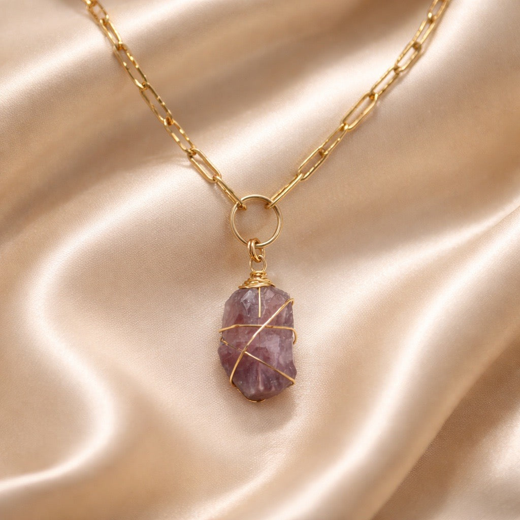 Necklace Thick Stones