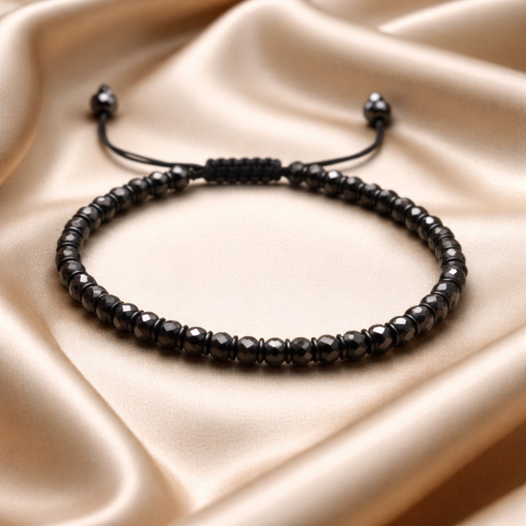 Bracelet Man Hematite Beads 5mm Chambala