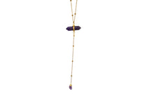 Load image into Gallery viewer, Necklace Horizontal Pointer Extension / Raw Stone Long