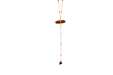 Load image into Gallery viewer, Necklace Horizontal Pointer Extension / Raw Stone Long