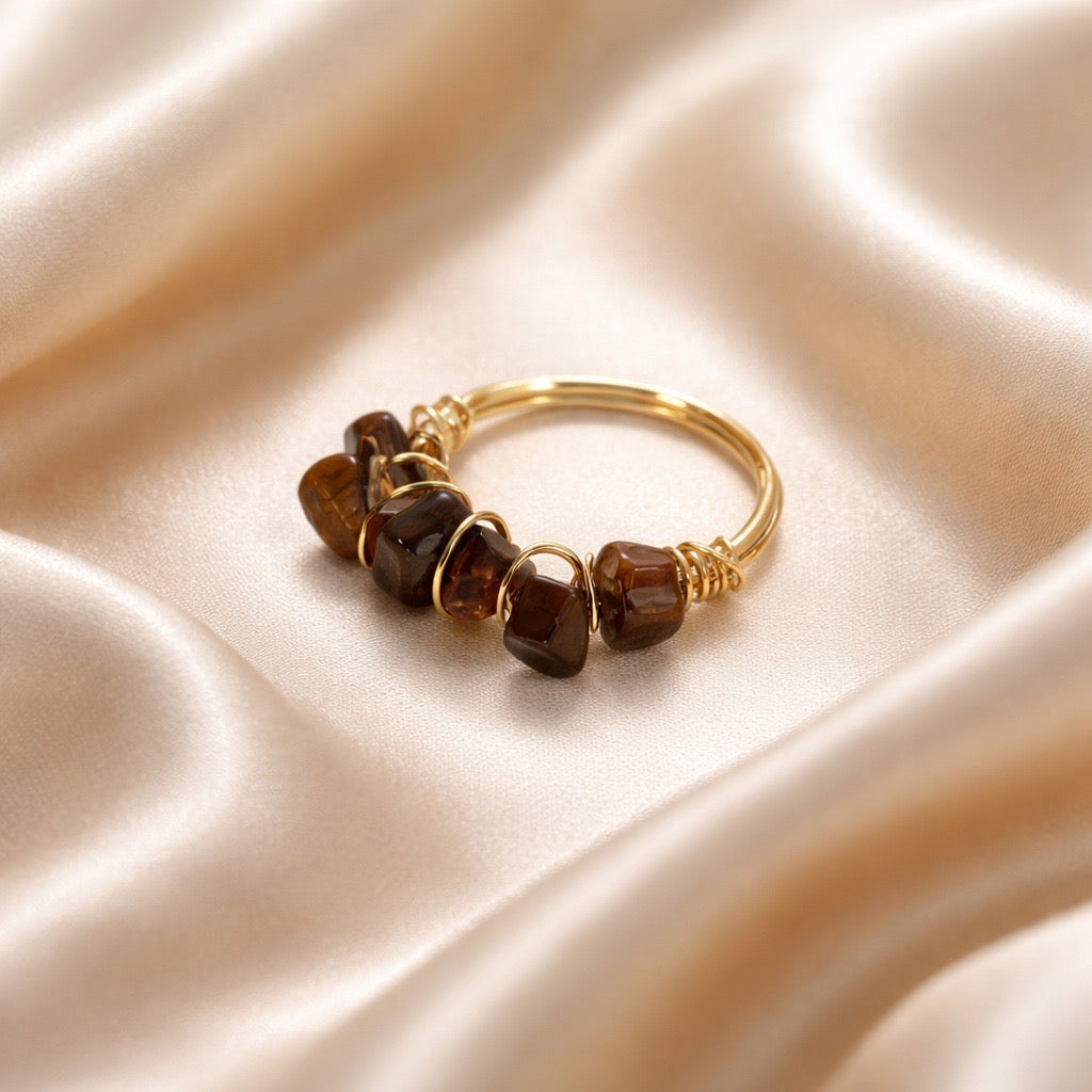 Ring Mini Polish Natural Stones