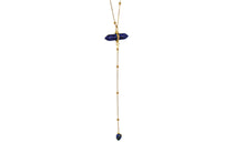 Load image into Gallery viewer, Necklace Horizontal Pointer Extension / Raw Stone Long