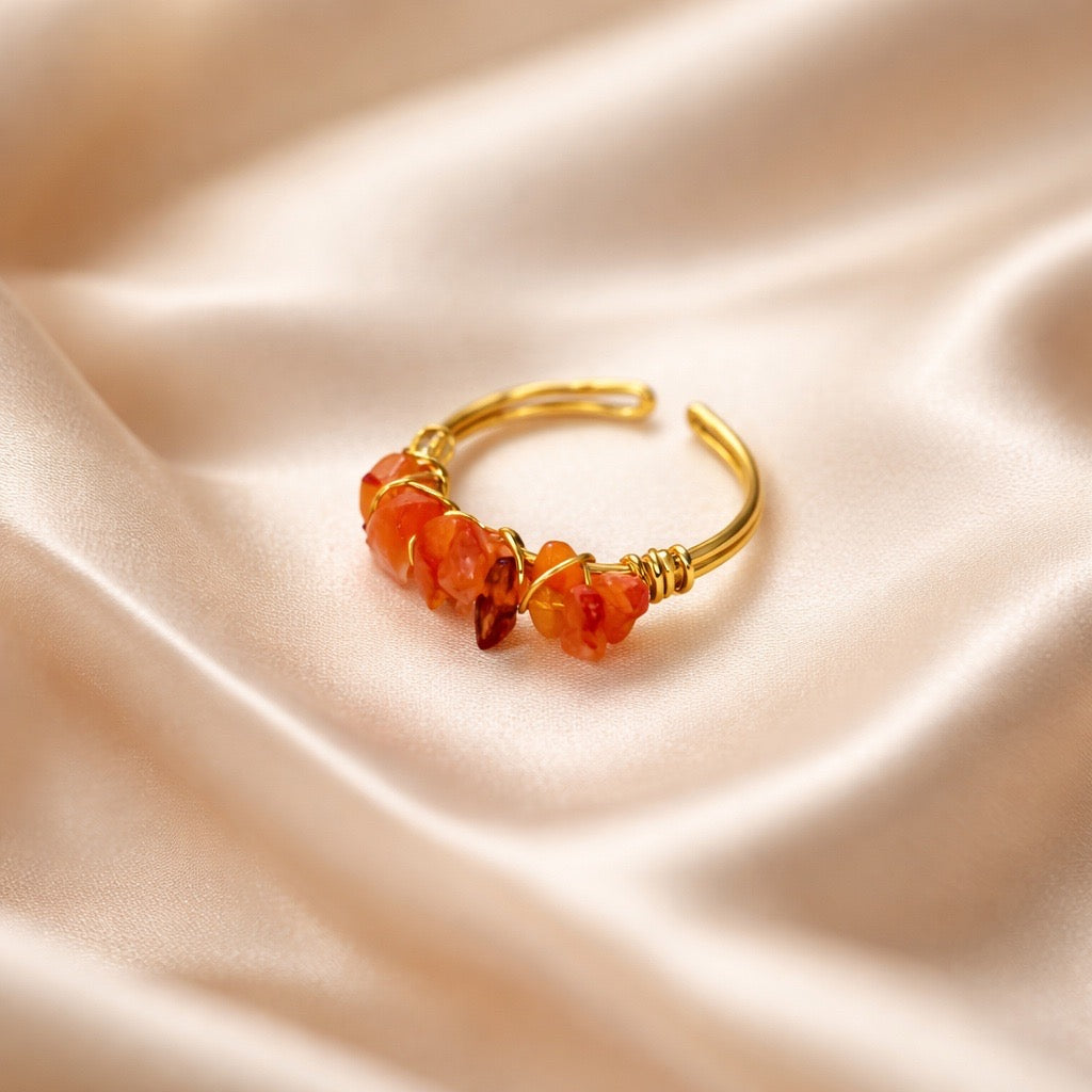 Ring Mini Polish Natural Stones
