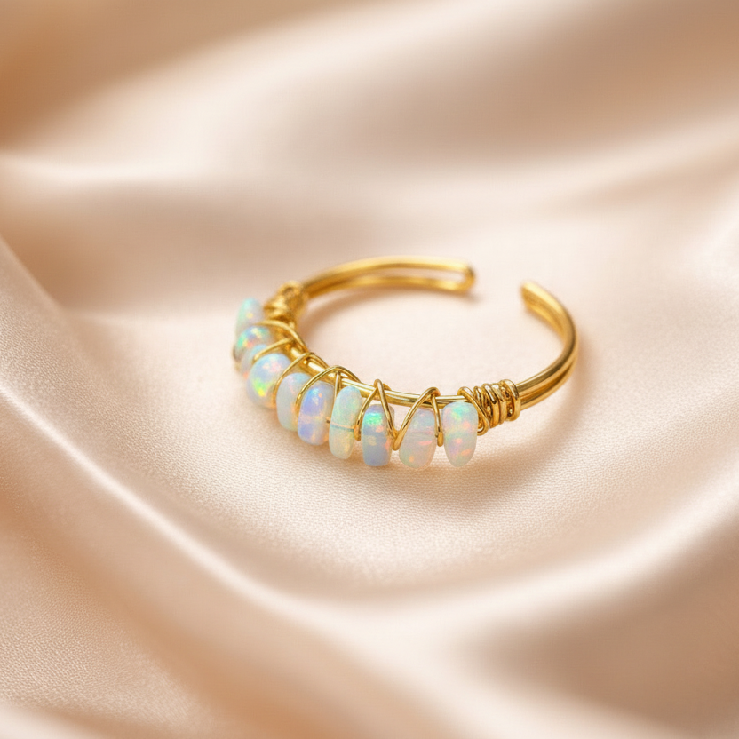 Ring Mini Polish Natural Stones