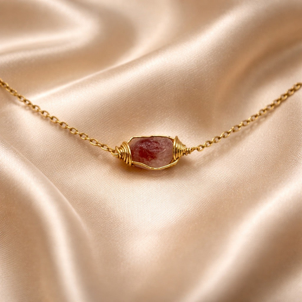 Bracelet Cage Natural Stones
