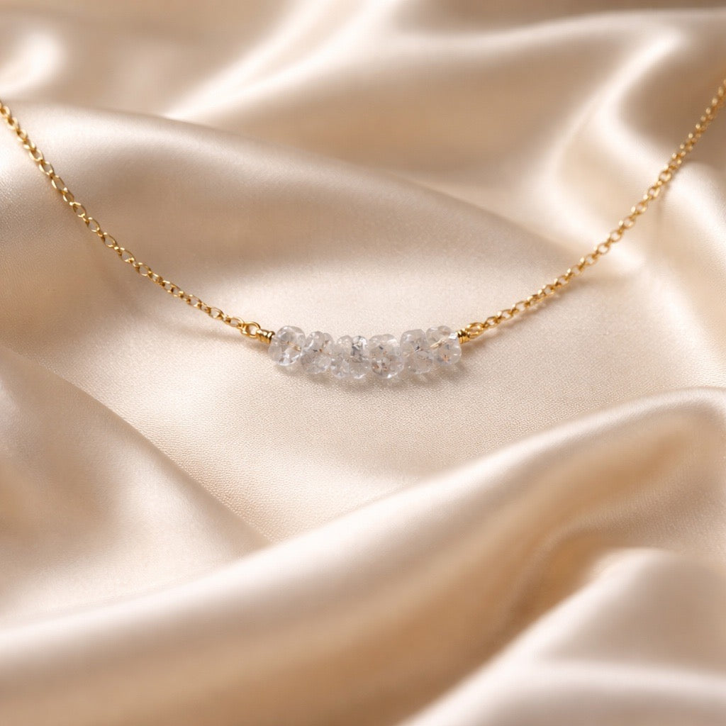 Necklace Chopped Natural Stones