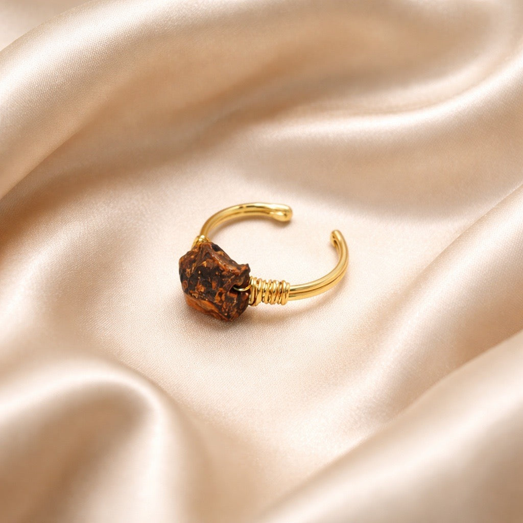 Ring Raw Natural Stones