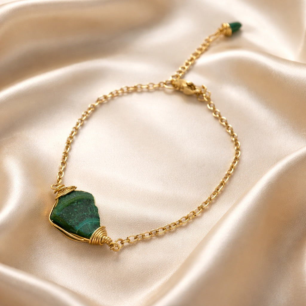 Bracelet Cage Natural Stones