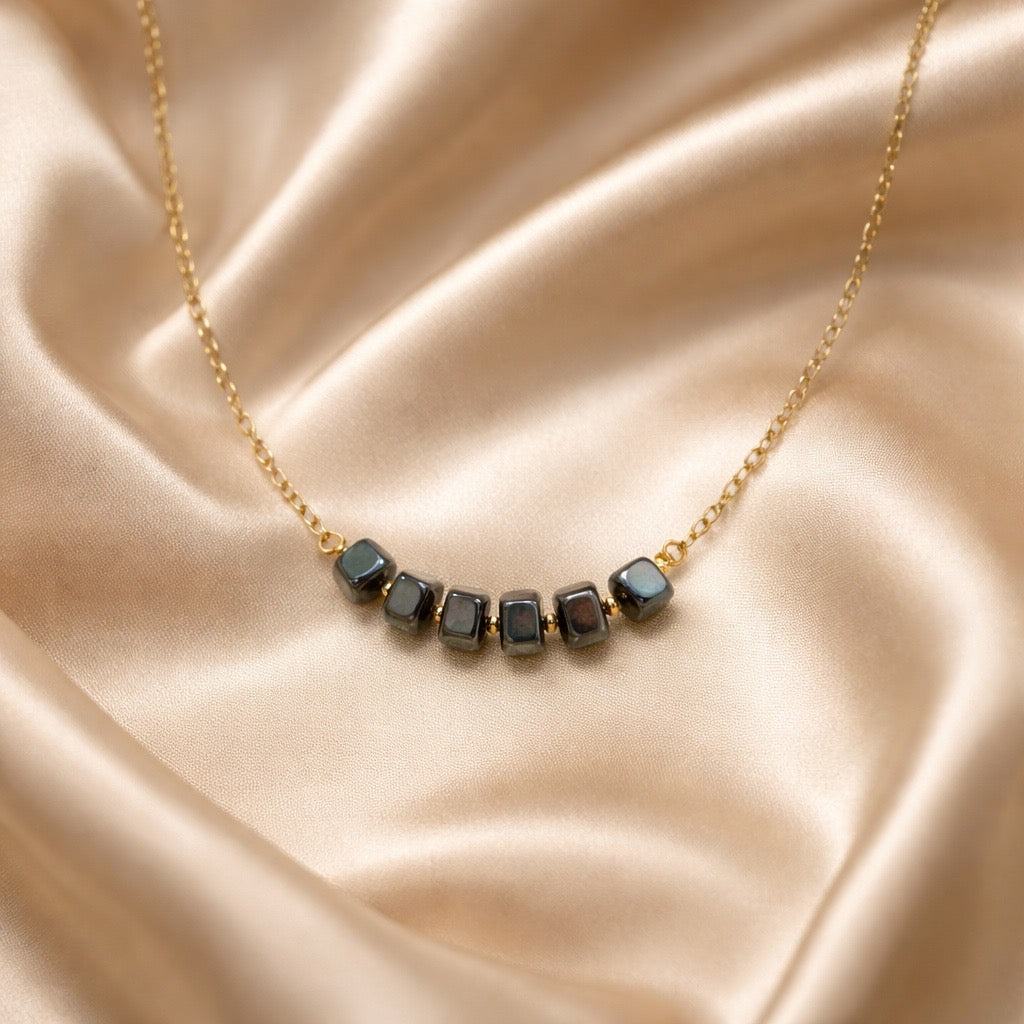 Necklace Chopped Natural Stones