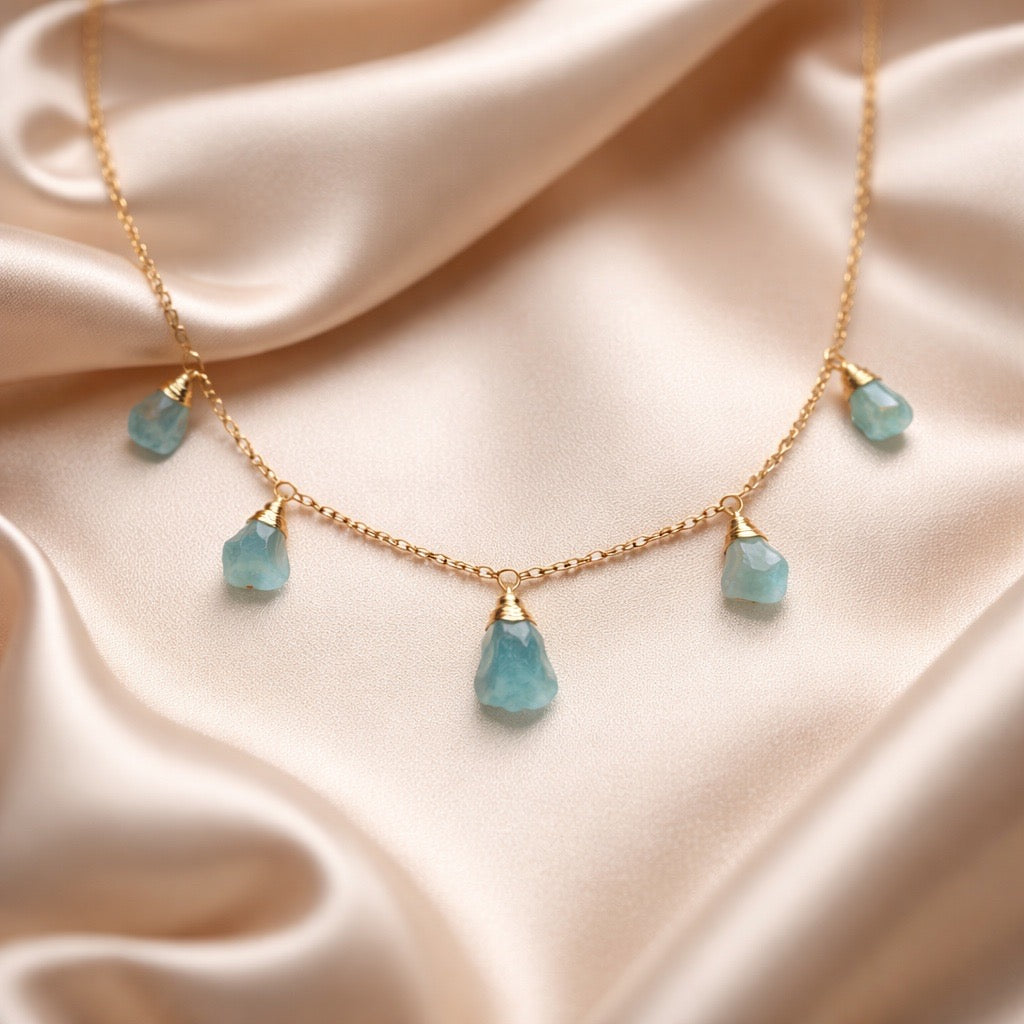 Necklace 5 Stone Raw